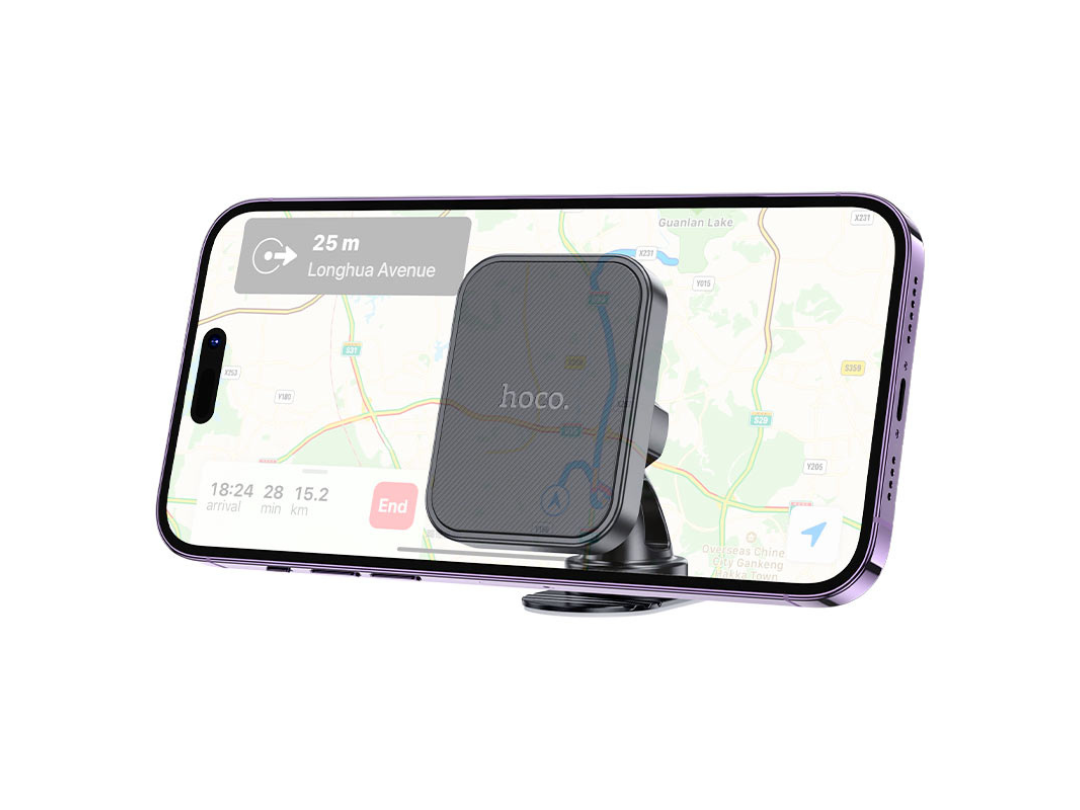 Hoco H33 Cheetah Car Holder for Dashboard - 360° Rotating Mount, Black Hoco H33 Cheetah Car Holder for Dashboard - 360° Rotating Mount, Black